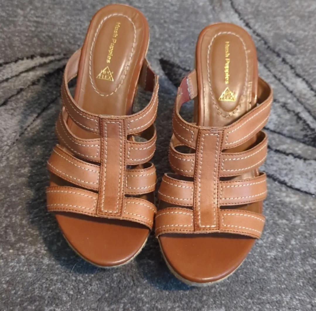 Hush Puppies Wedge Sandals - Size 7.5 image indicator(9)