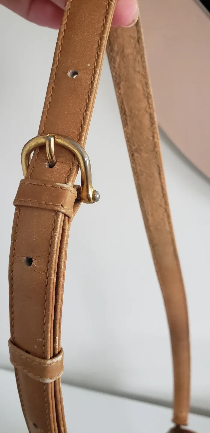 Vintage Celine Macadam Triomphe Clasp Crossbody Bag image indicator(10)