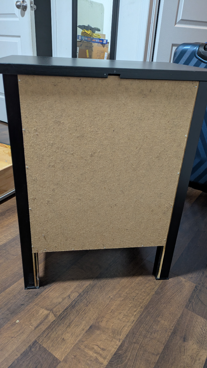 IKEA HEMNES Two-Drawer Nightstand - Black-Brown - photo 3