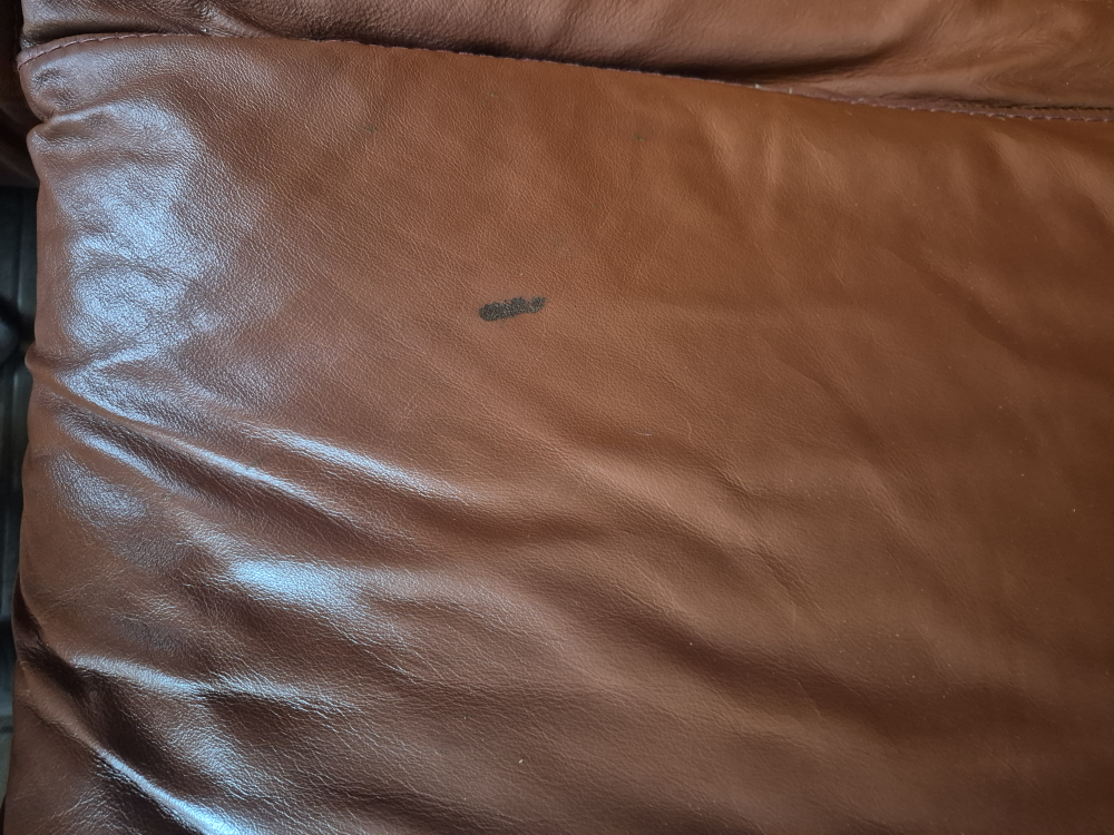 💚IKEA HAMRA L- shape leather sofa - photo 2