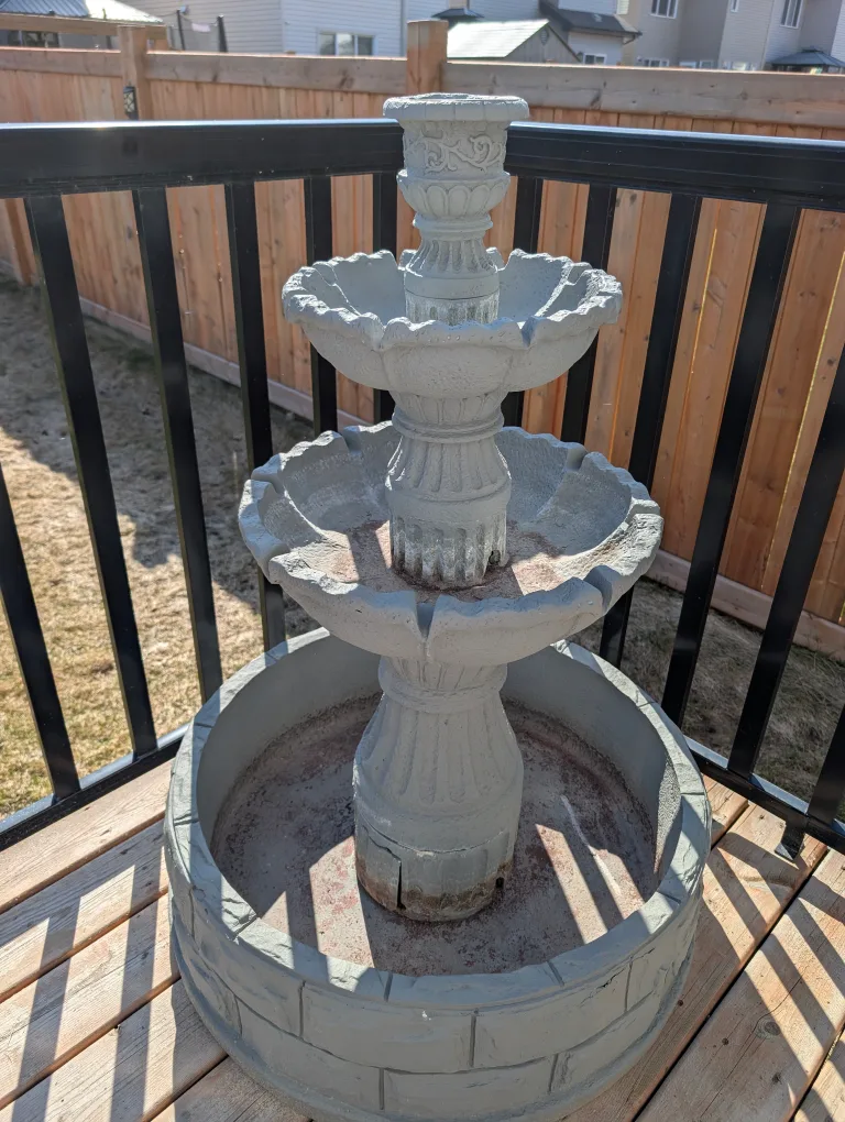 Three-Tiered Garden Fountain thumbnail