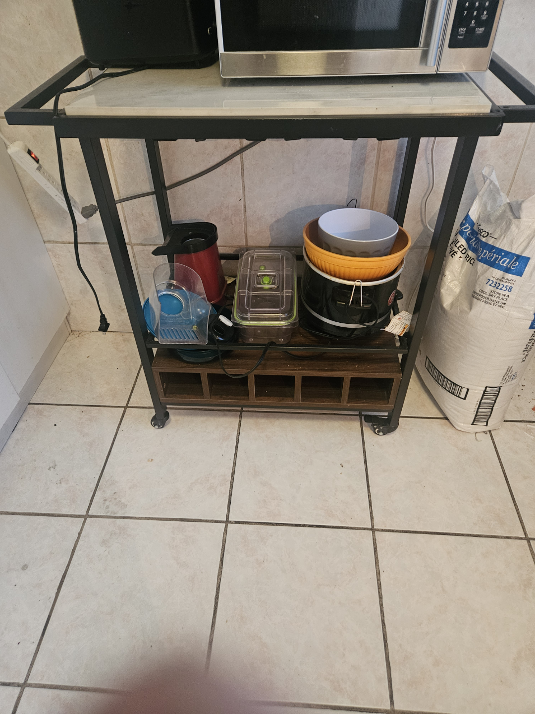 Kitchen Cart with Storage
