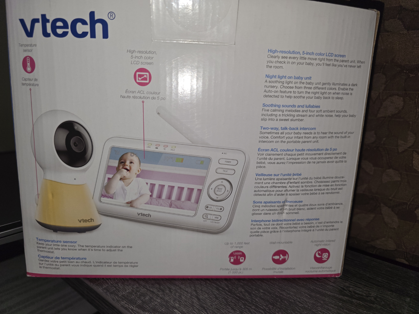 VTech VM5254 Video Baby Monitor - New in Box - photo 2