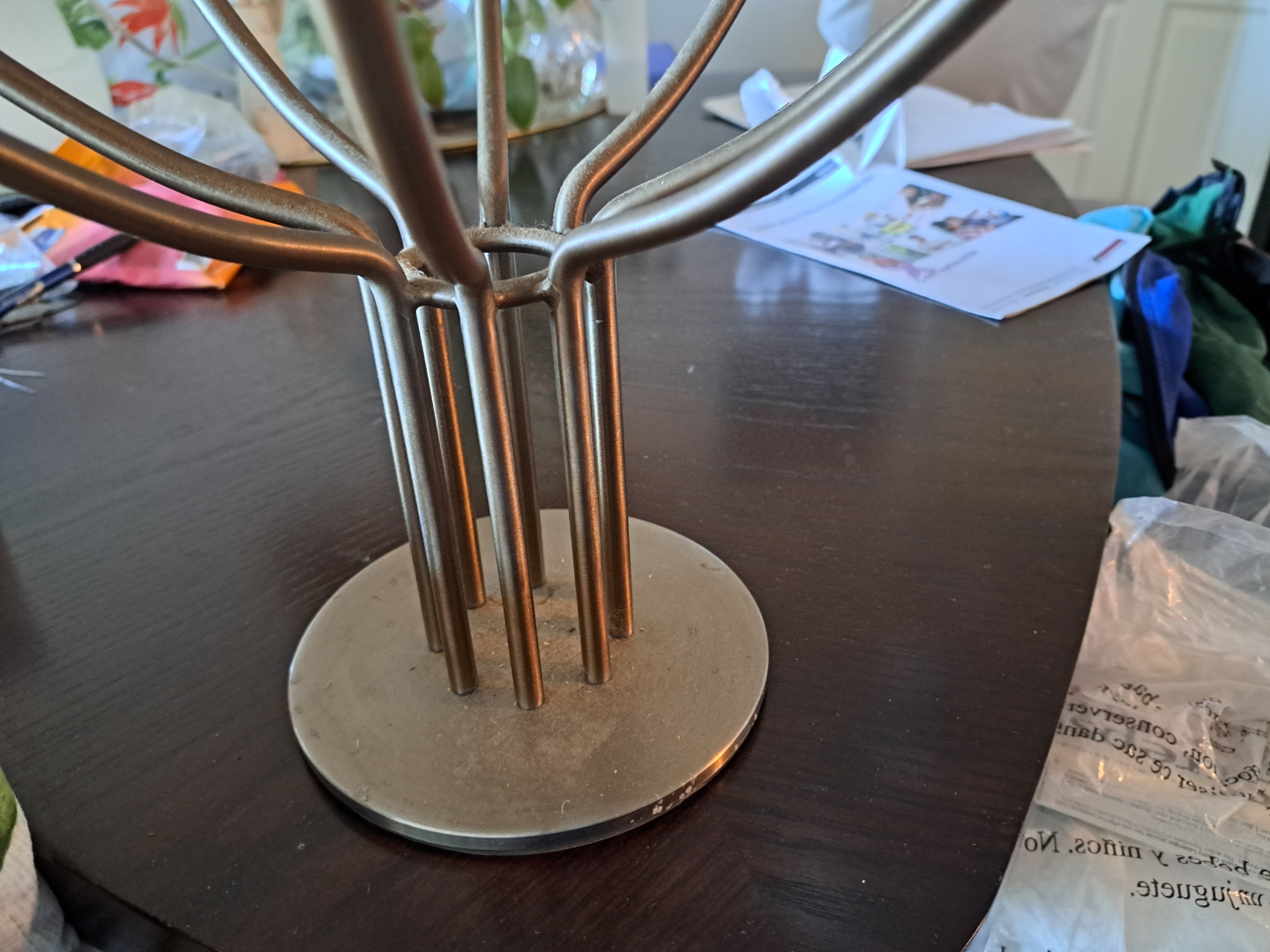 Nine-arm candle holder