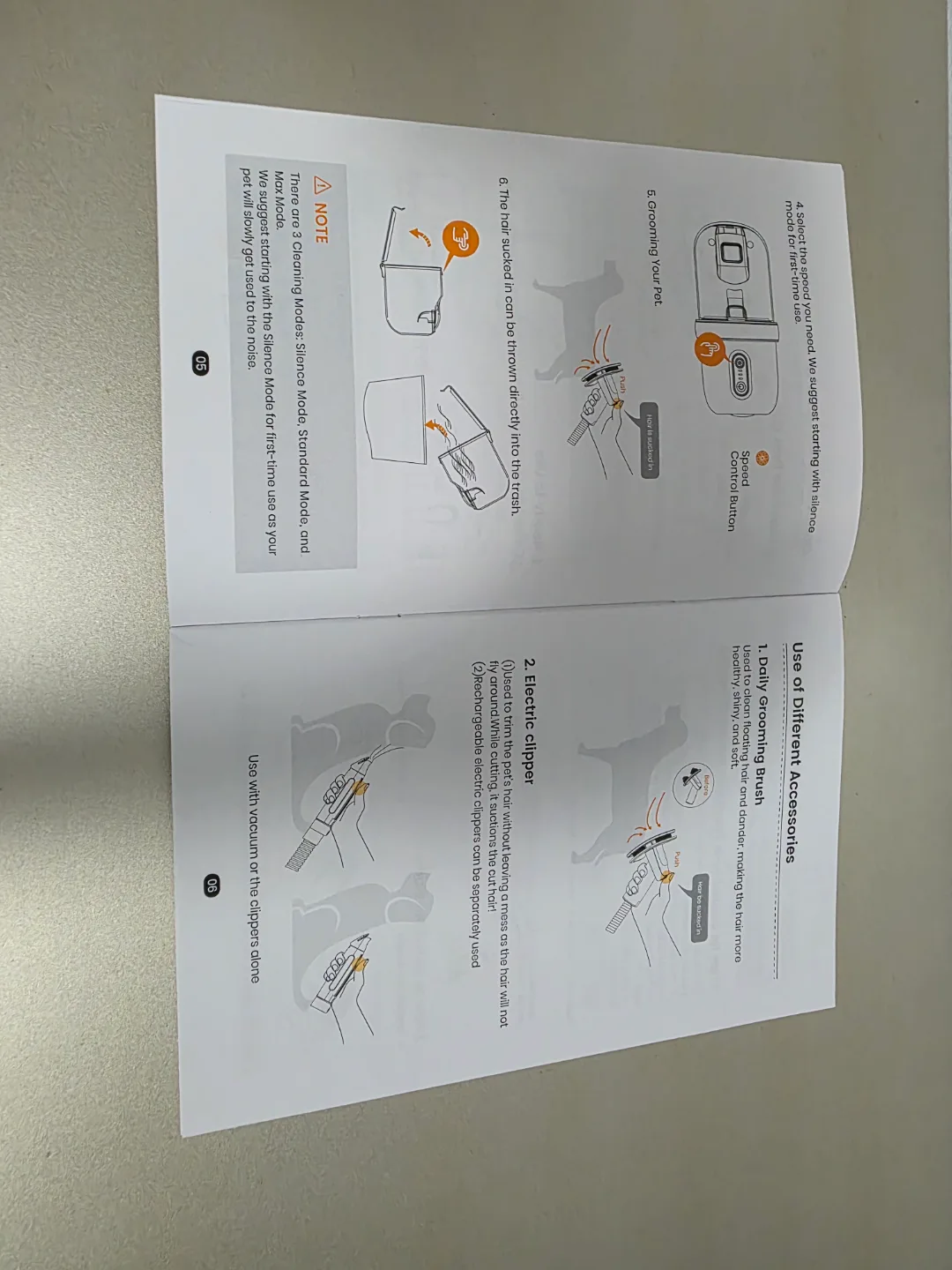 Oneisall Pet Grooming Vacuum - New in Box image indicator(9)