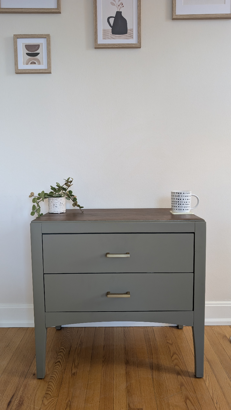 Refinished Side Table /Nightstand