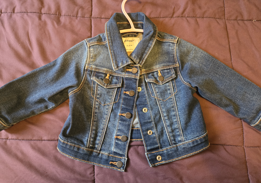Old Navy Girls' Denim Jacket - Size 12M-18M