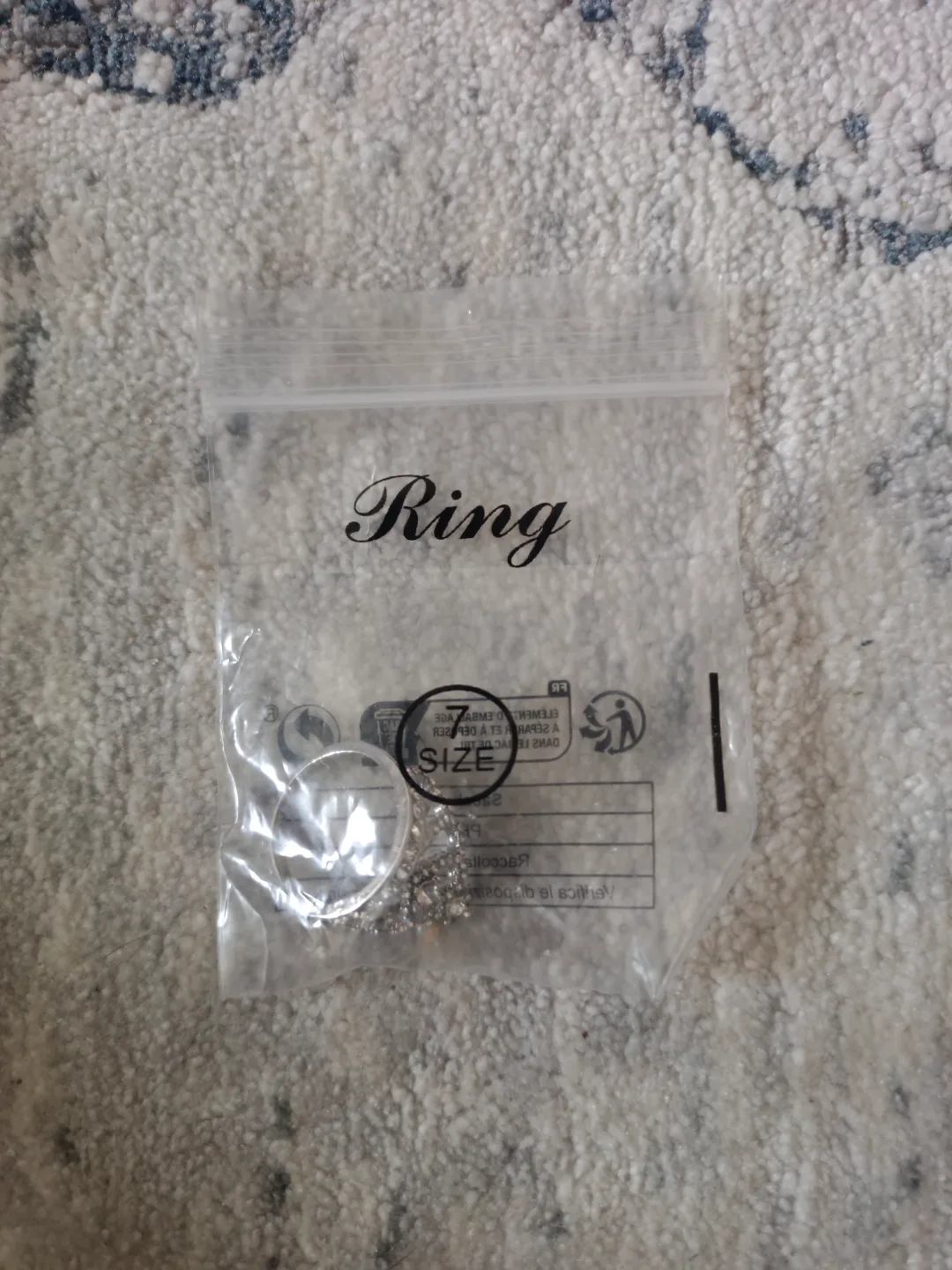 Silver Crown Ring Size 7 thumbnail