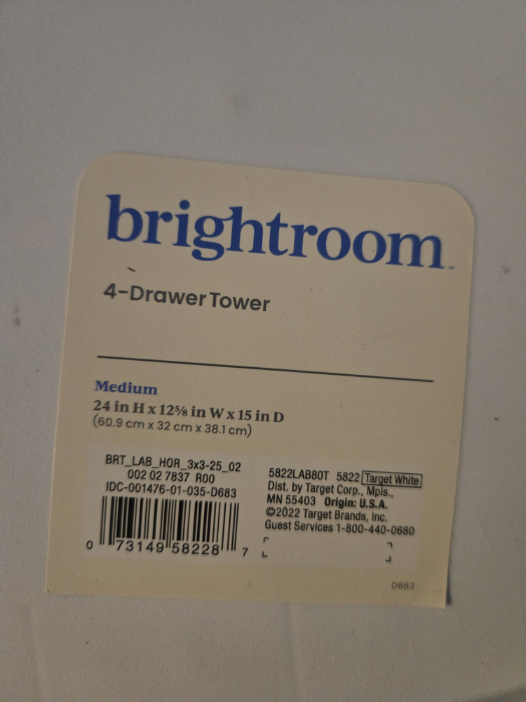 Brightroom 4-Drawer Tower - photo 3