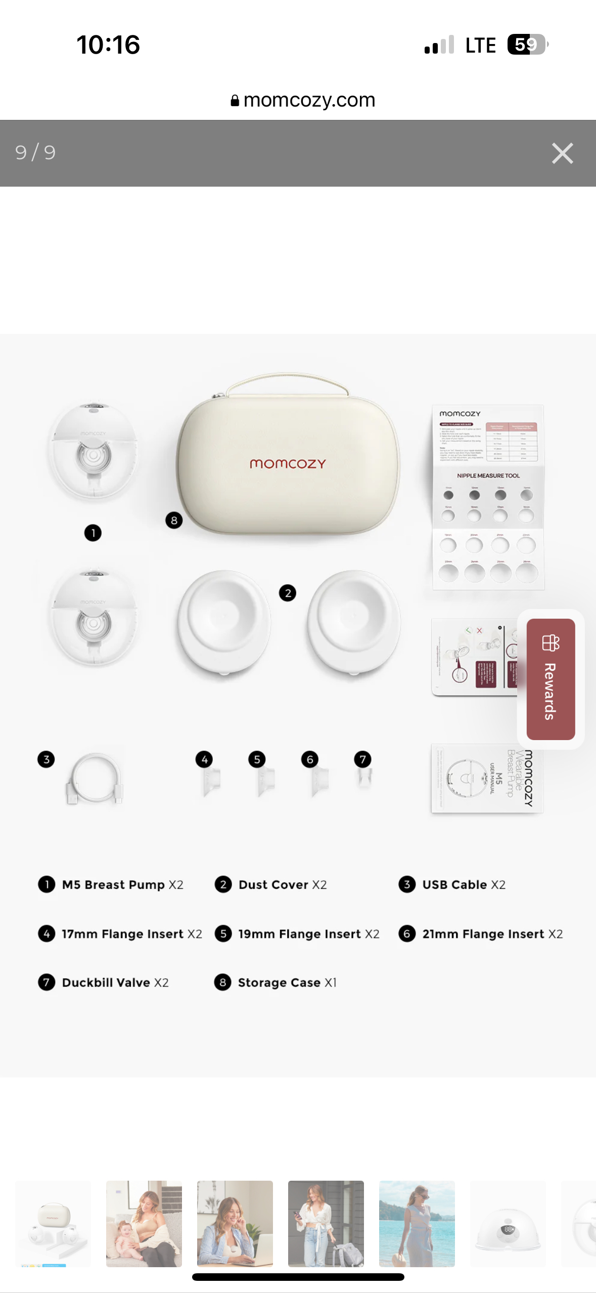 Momcozy M5 All-in-1 wearable breast pump. Painless pumping. - photo 2