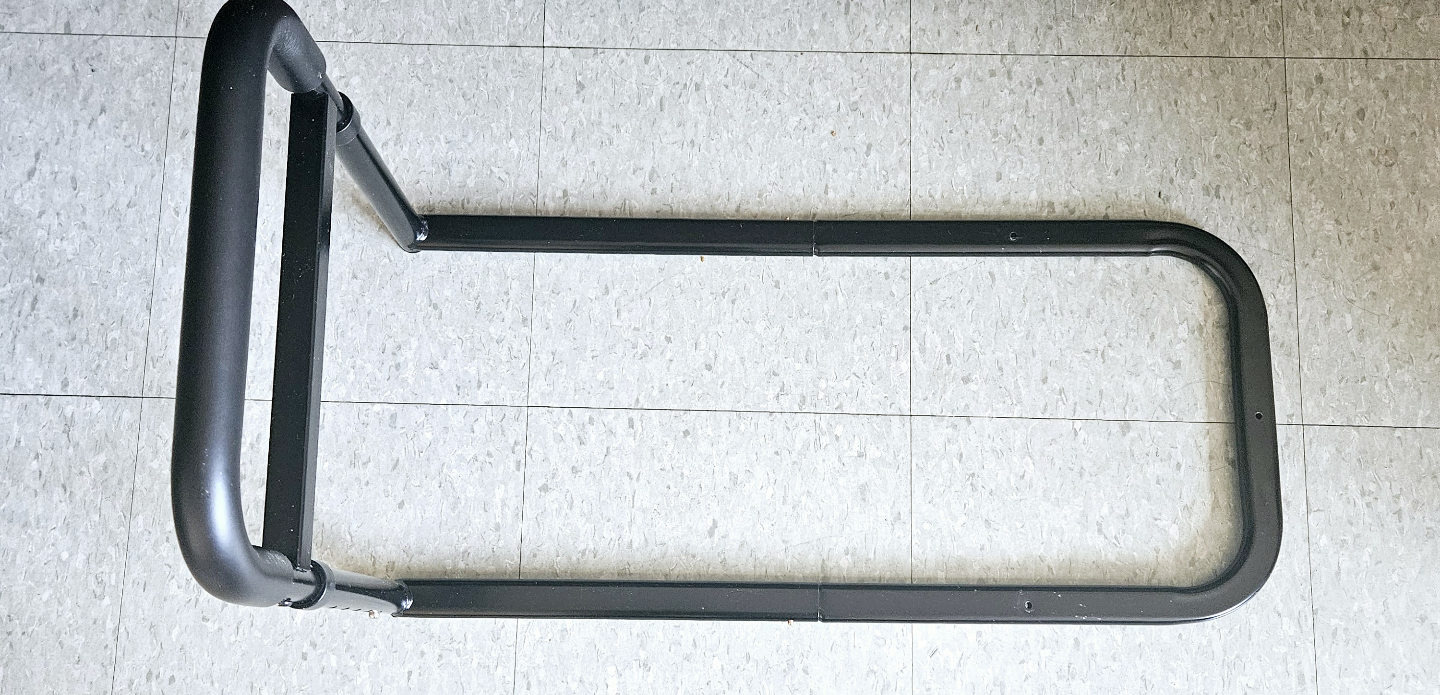 Adjustable Black Metal Bed Assist Handle - photo 4