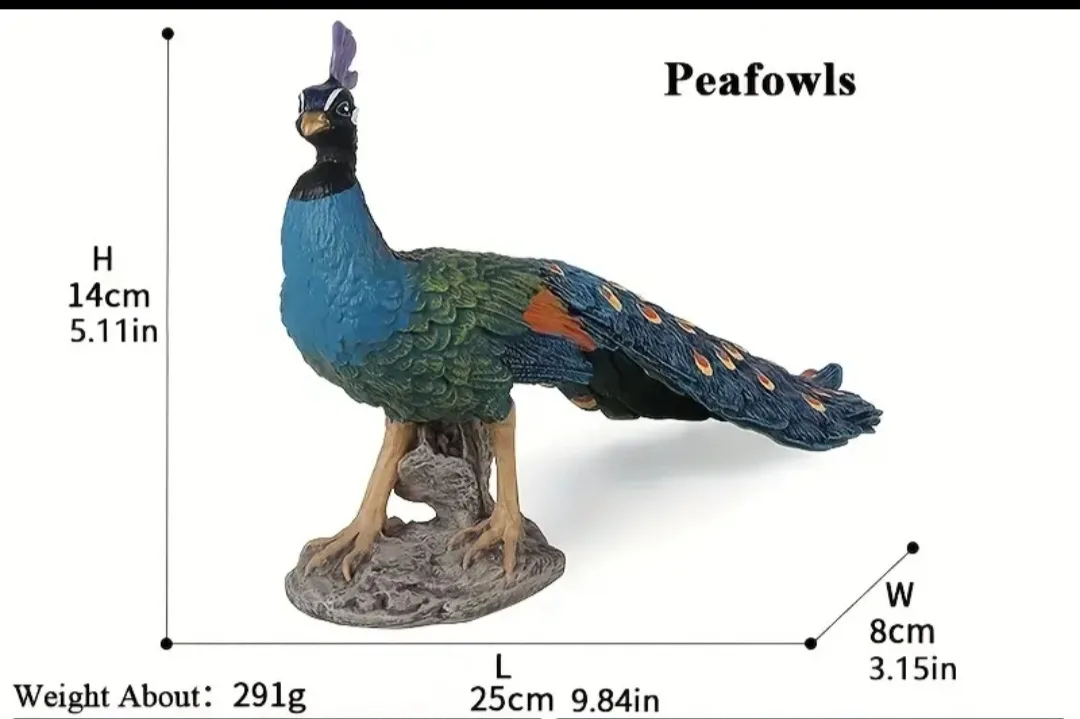 BRAND NEW Peacock Figurines💚 image indicator(6)
