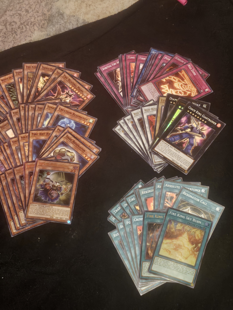 Yu-Gi-Oh! Card Lot - Fire King Deck & More!