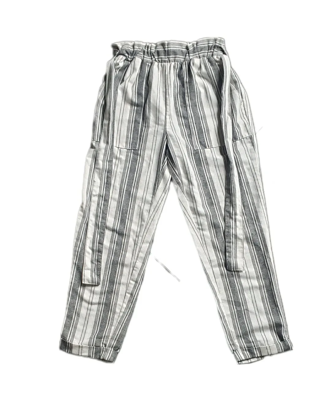 Linen Paperbag Striped Pants - Marant Style image indicator(3)
