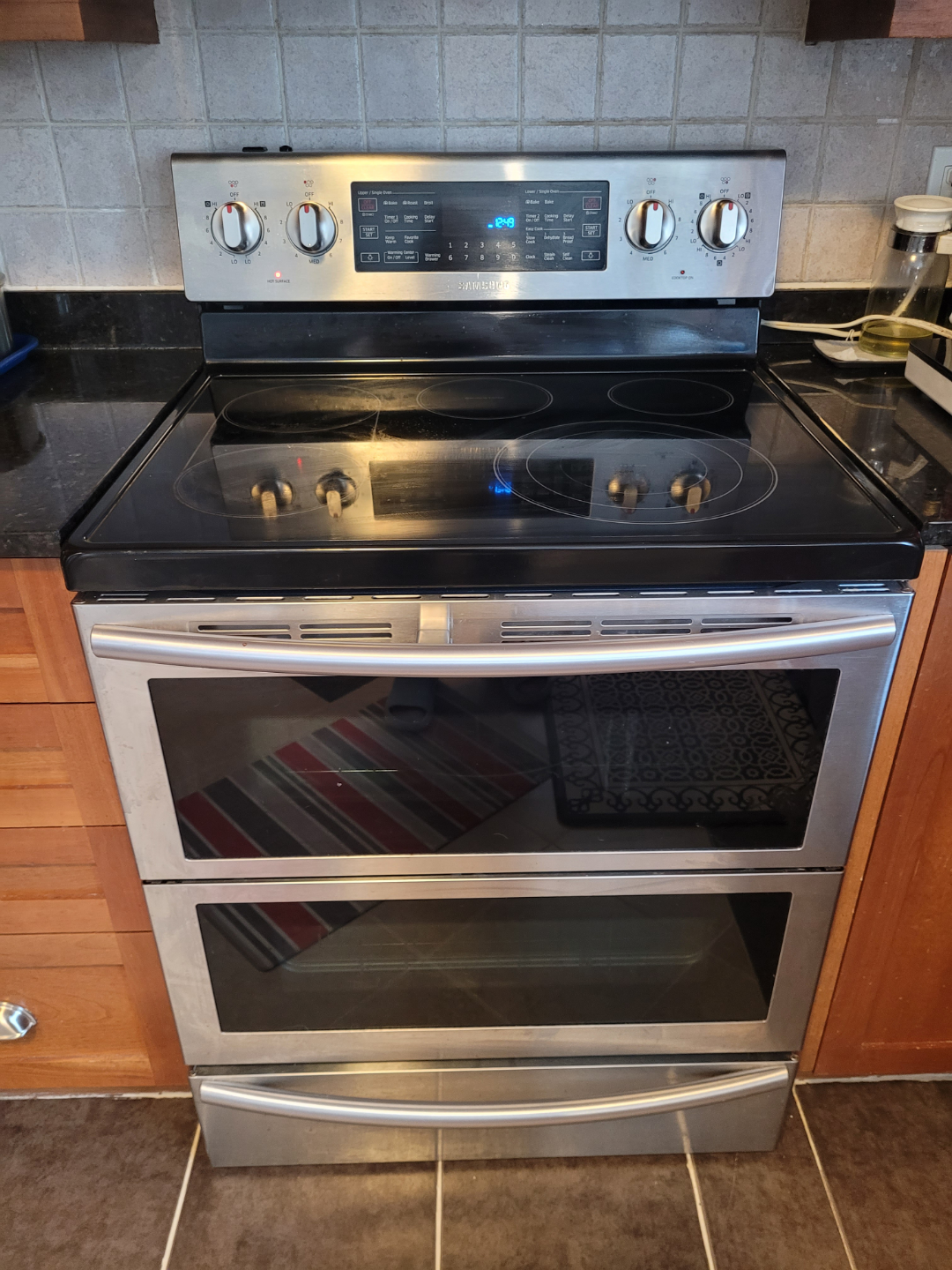 Samsung Electric Range with Double Oven