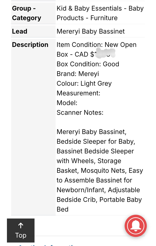 Mereryi Baby Bassinet - Grey with Wooden Frame - photo 5