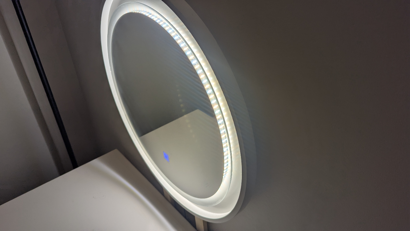 Vanity Set with LED Mirror and Stool - photo 5