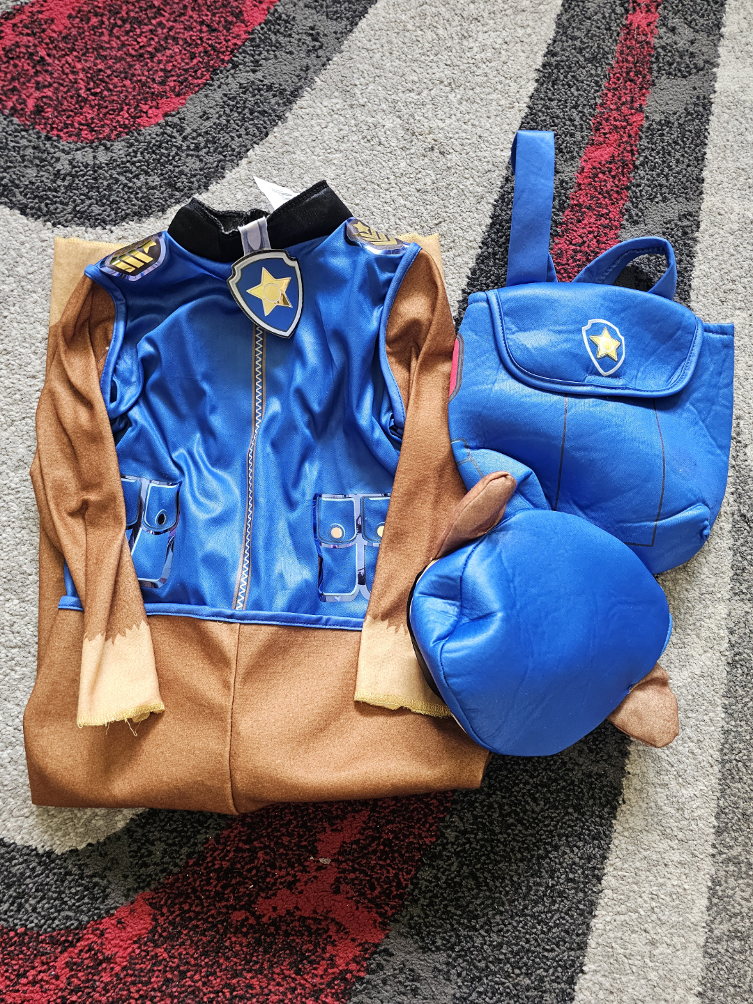 Paw Patrol Chase Costume - Size S (4-6)
