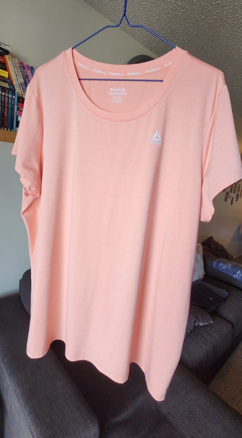 Reebok Peach T-Shirt - XXL