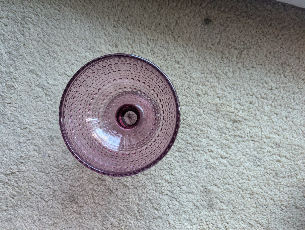 Samantha Pynn Home Hobnail Dessert Bowl - Pink - photo 4