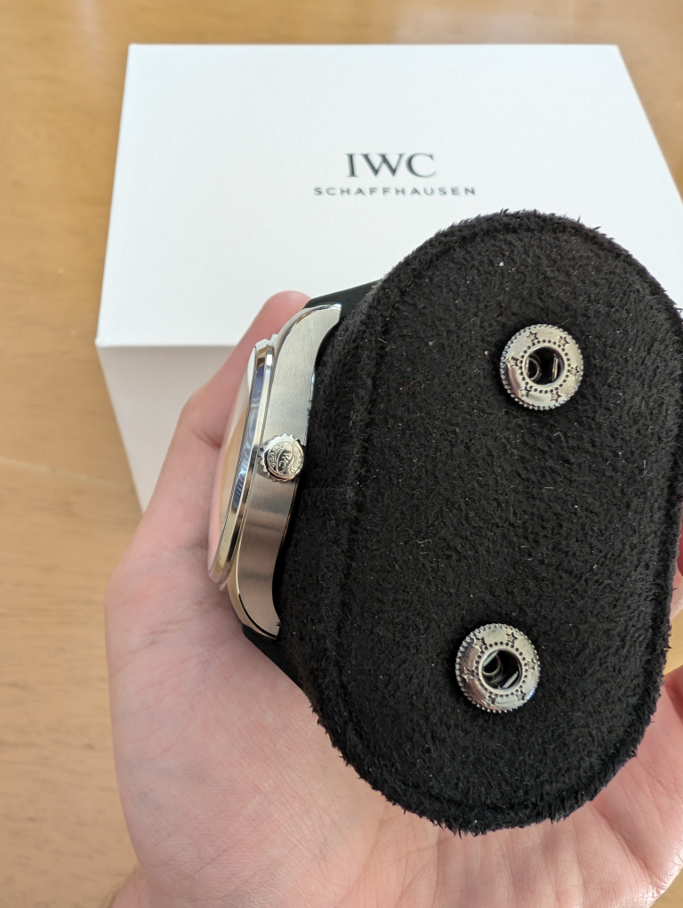 IWC Mark XX Blue Dial on Black Rubber Strap - photo 3