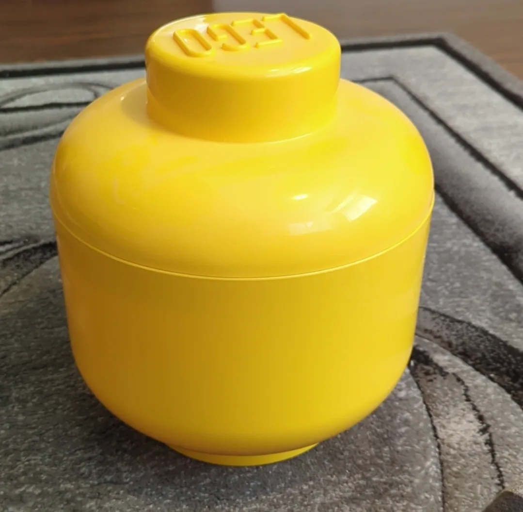 LEGO Yellow Minifigure Head Storage Container image indicator(8)
