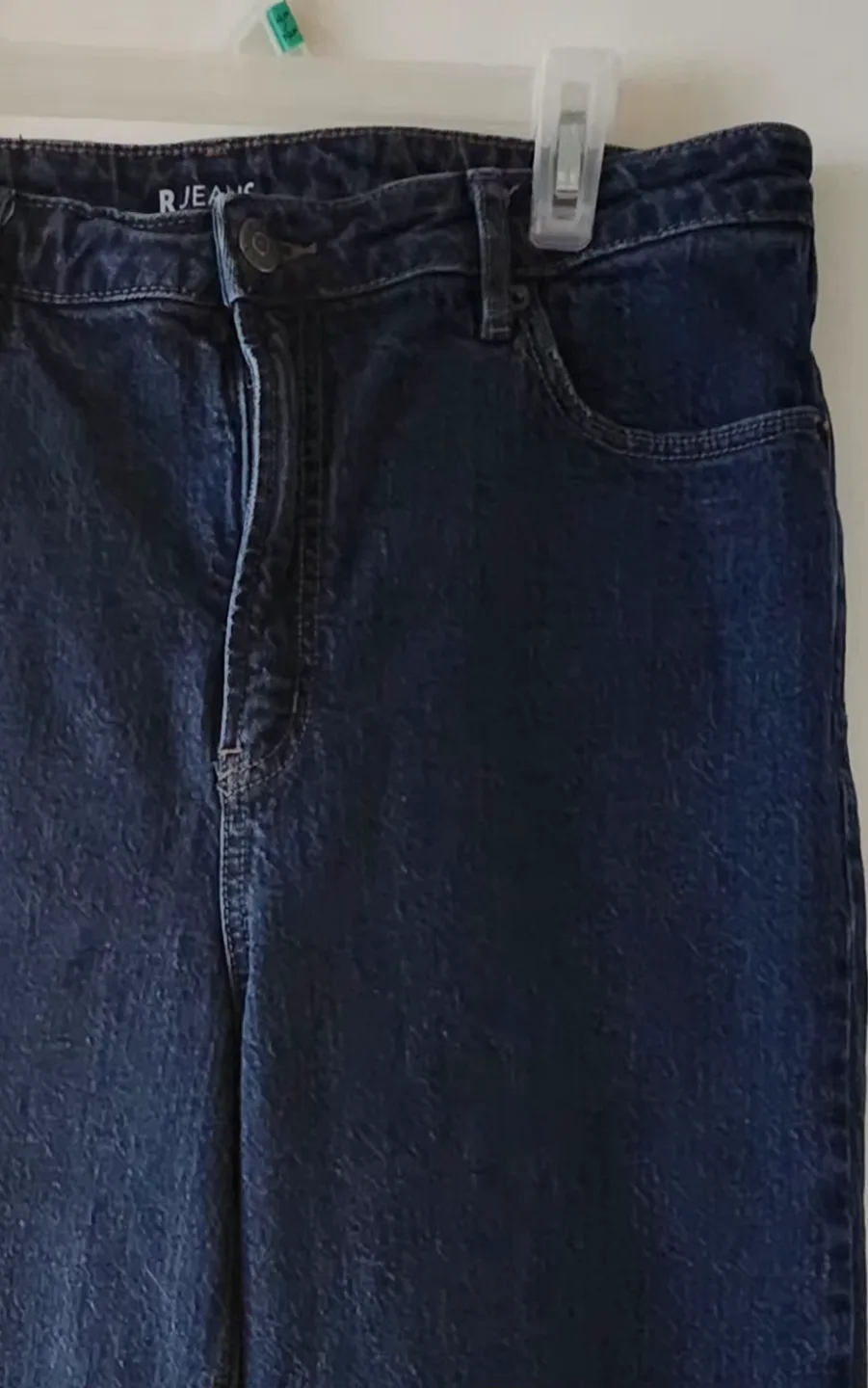 R Jeans Wide Leg Dark Wash Jeans image indicator(5)