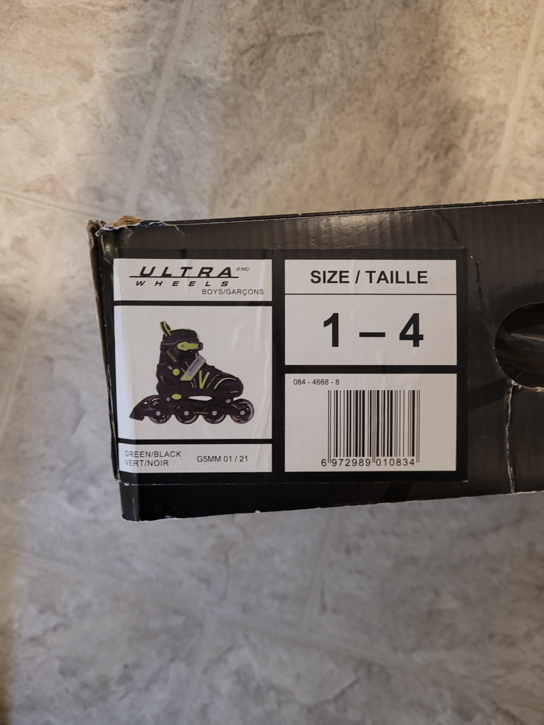 Ultra Wheels Boys Inline Skates Size 1-4 - photo 3