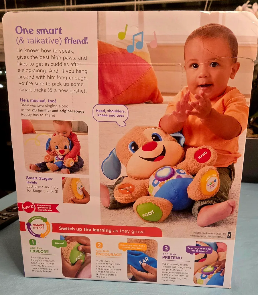 Brand New!!Fisher-Price Laugh & Learn Smart Stages Puppy image indicator(2)