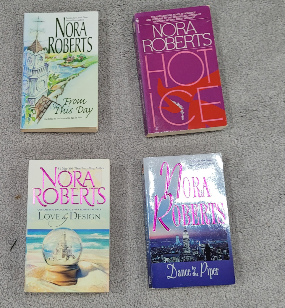 Nora Roberts Romance Novels - 4 Books