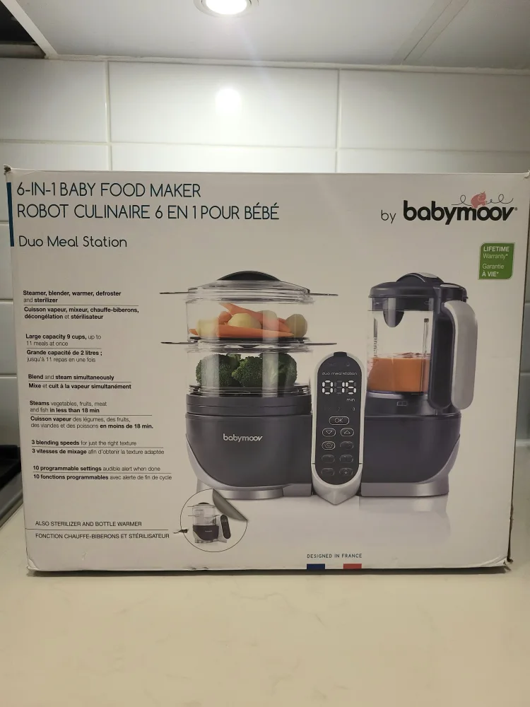 Babymoov Duo Meal Station - 6-in-1 Baby Food Maker image indicator(2)