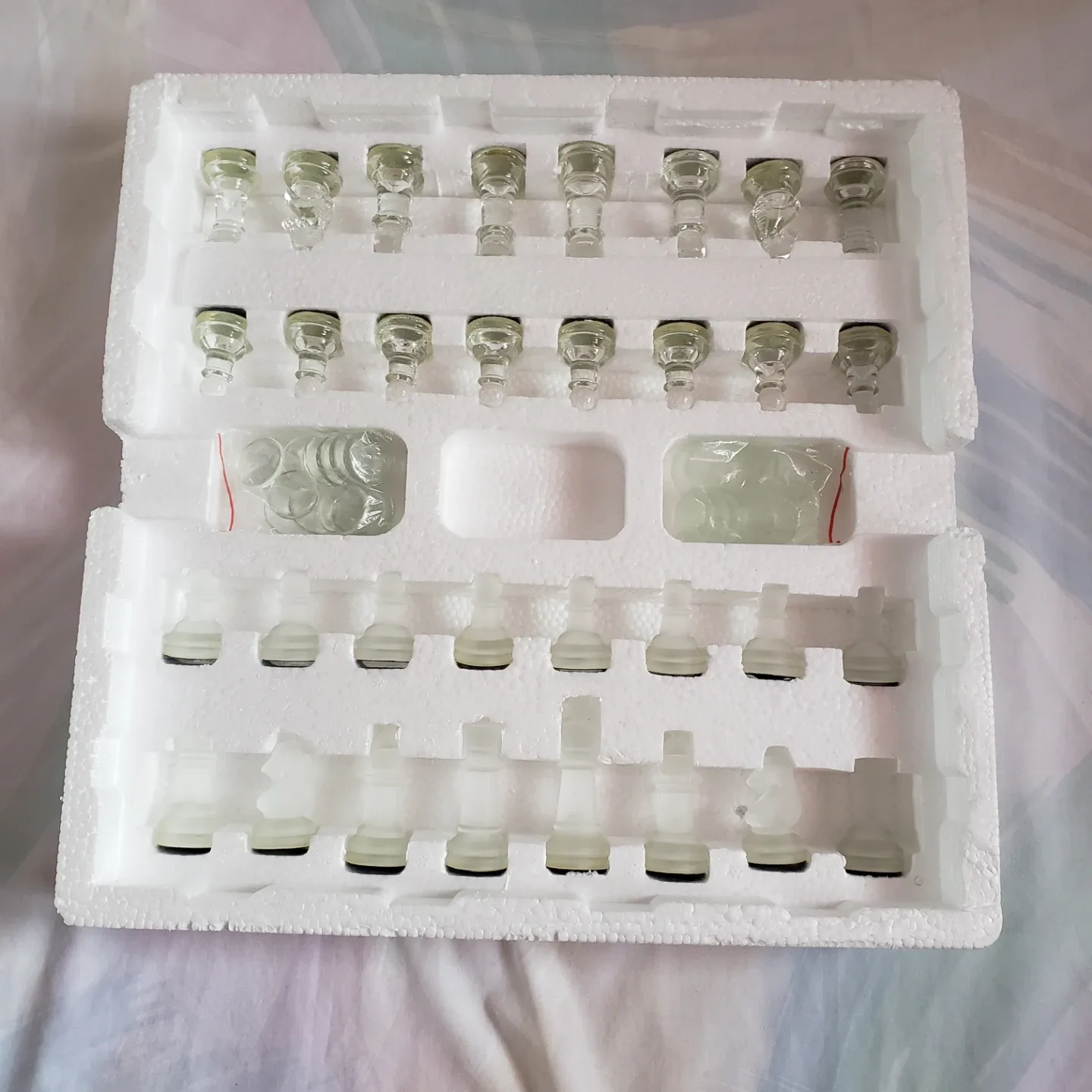 🆕Glass Chess & Checker Set (Limited Edition) image indicator(3)