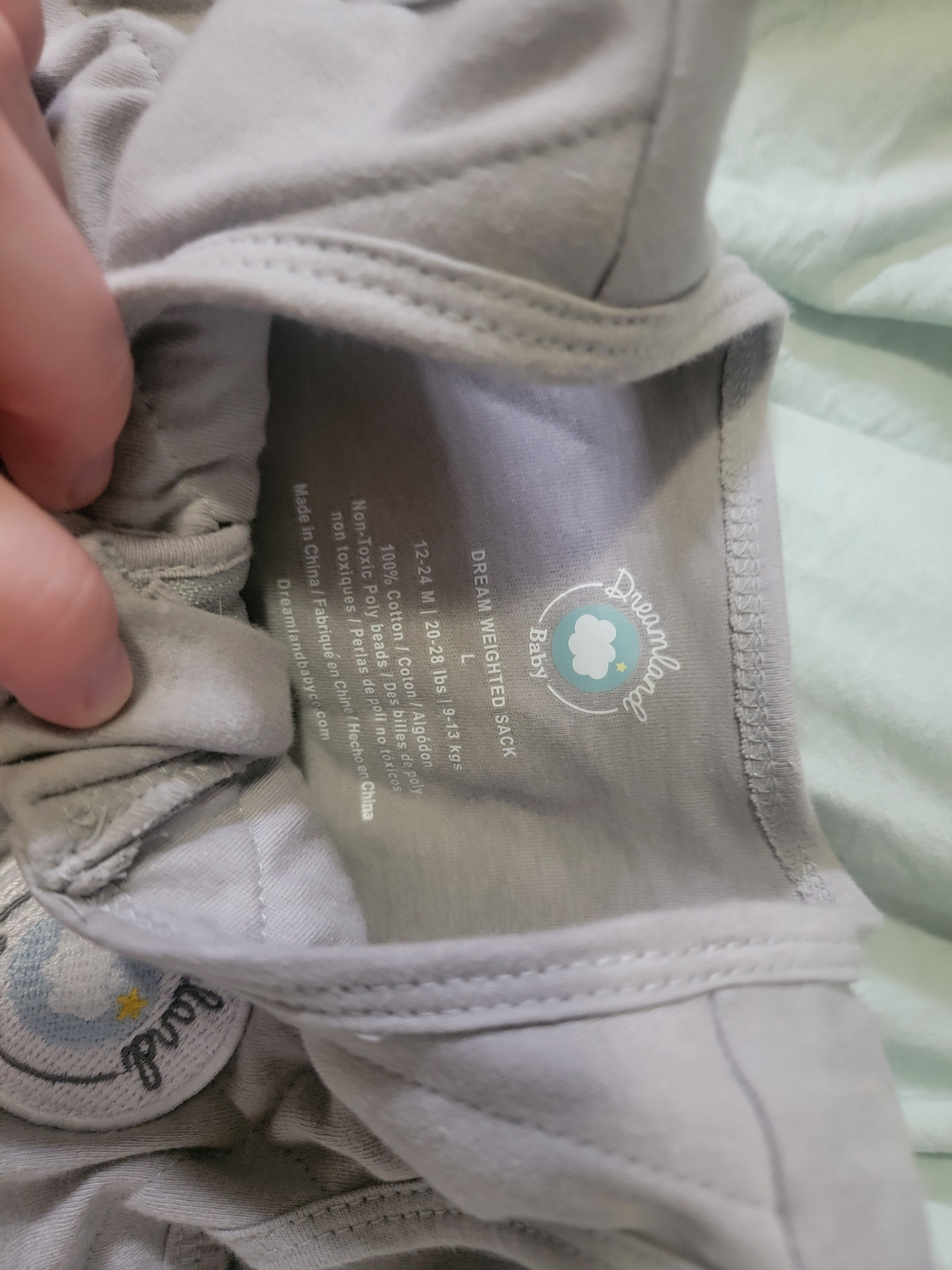 Dreamland baby Weighted sleep sacks size large - photo 3