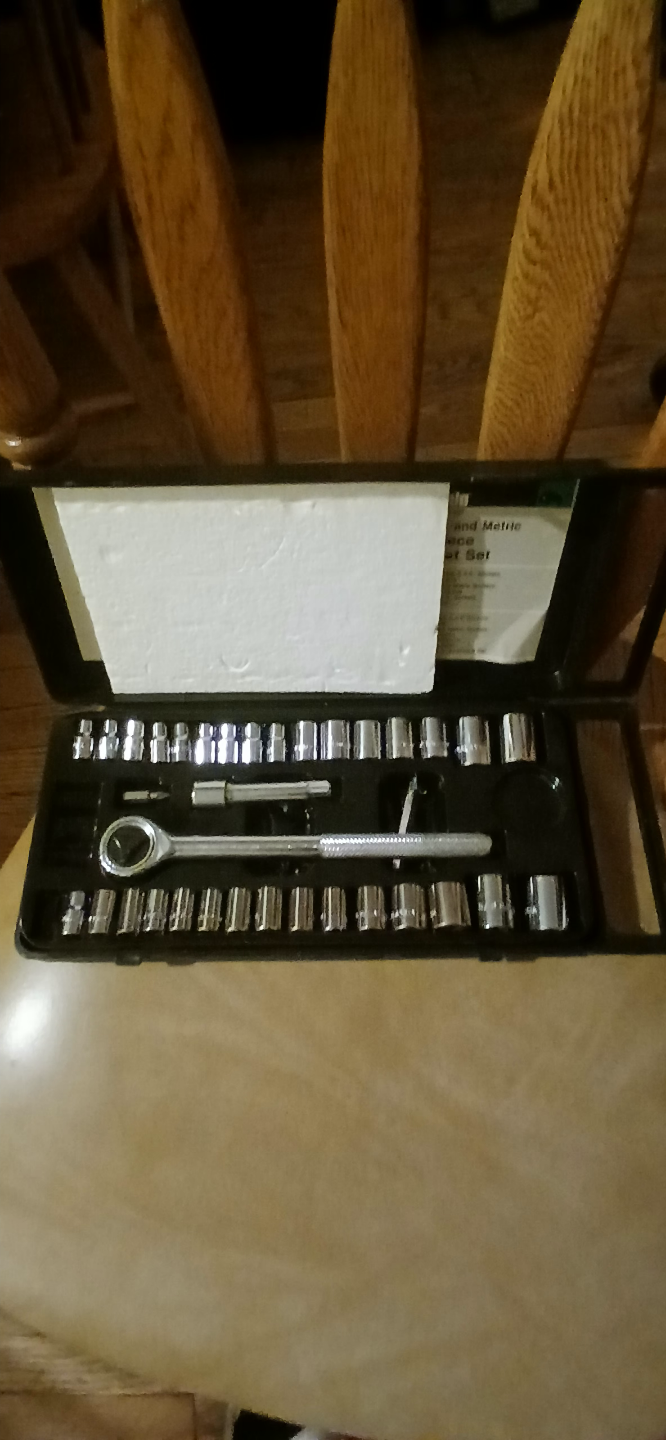 Standard and Metric Socket Set