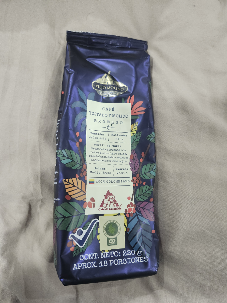 Viejo Molino Excelso Ground Coffee - 220g