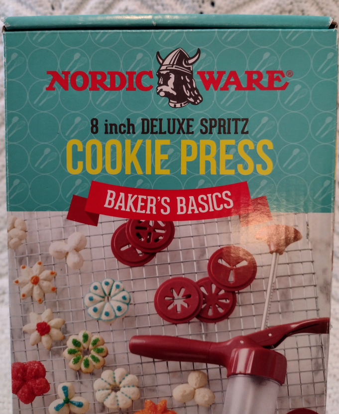 Nordic Ware Baker's Basic 8" Deluxe Spritz Cookie Press NEW - photo 2