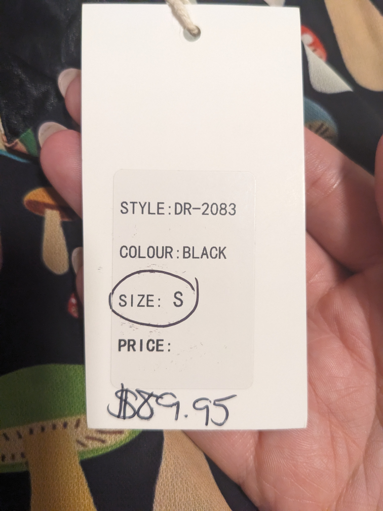 Easydou Mushroom Print Dress, Size Small - photo 3