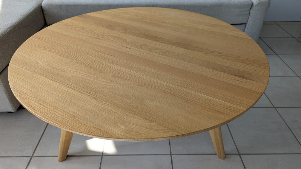 Round Wooden Coffee Table