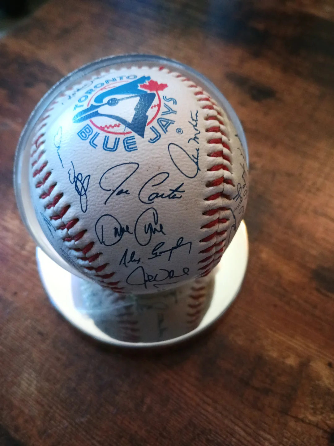 Autographed Baseball in Display Case image indicator(10)