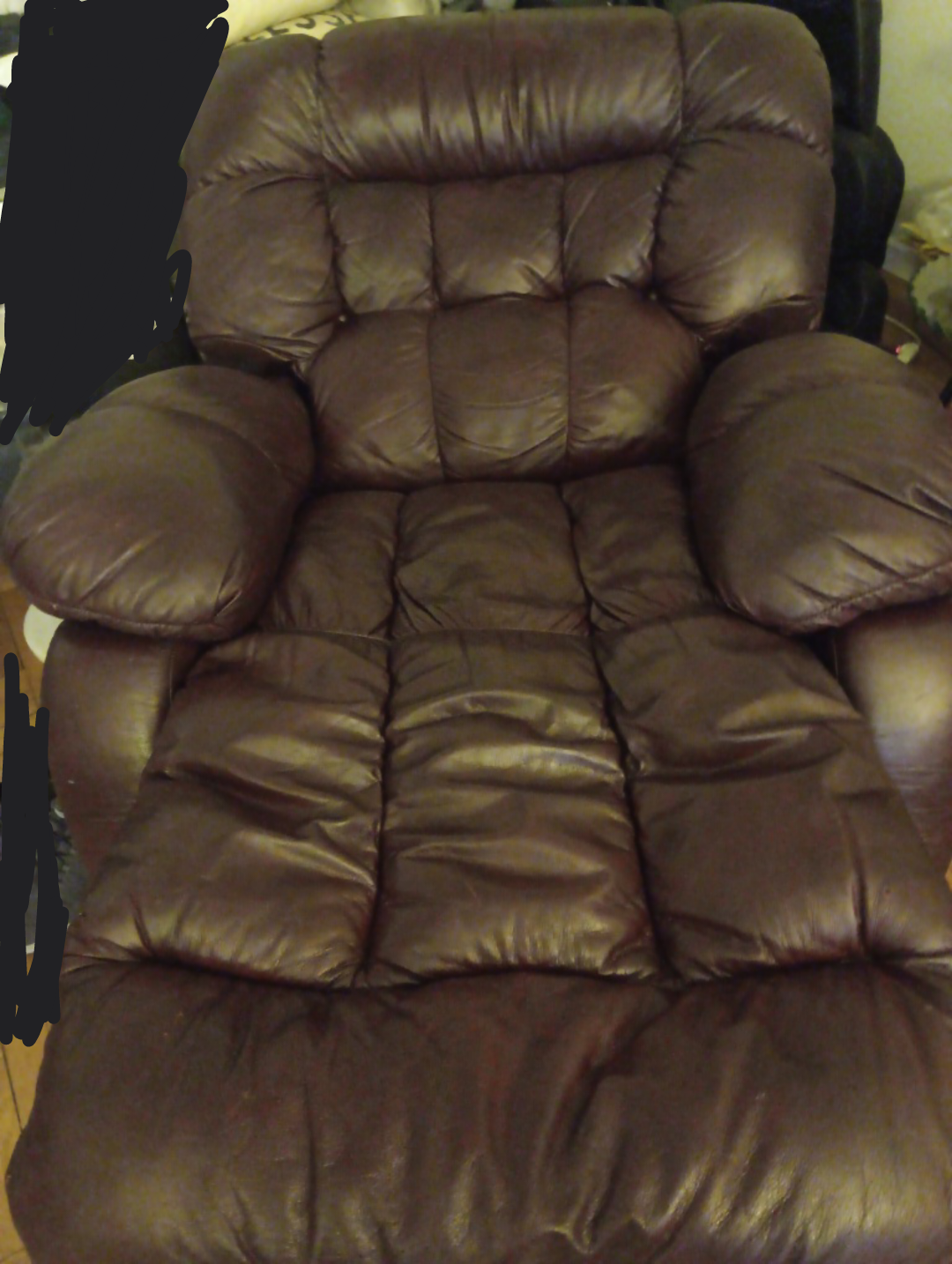 Brown Leather Recliner - photo 2