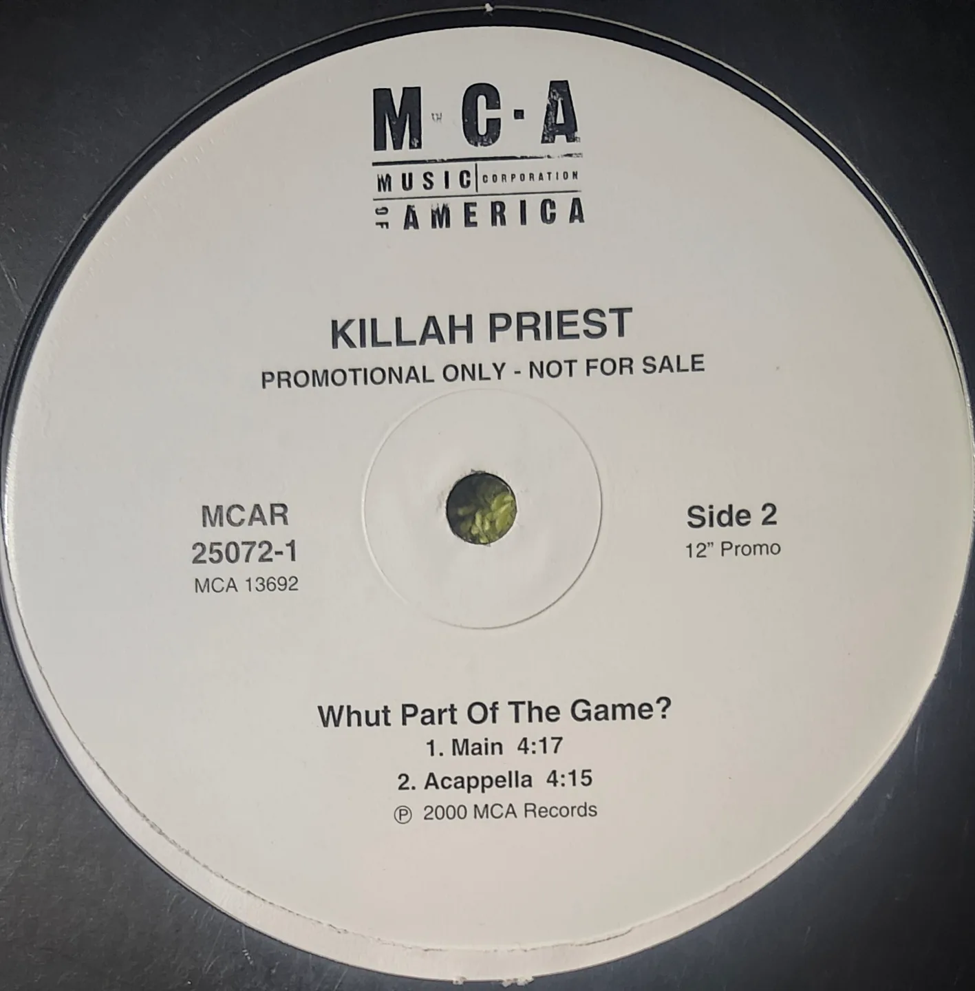 KILLAH PRIEST + RAS KASS - WHUT PART OF THE GAME? WU-TANG image indicator(5)