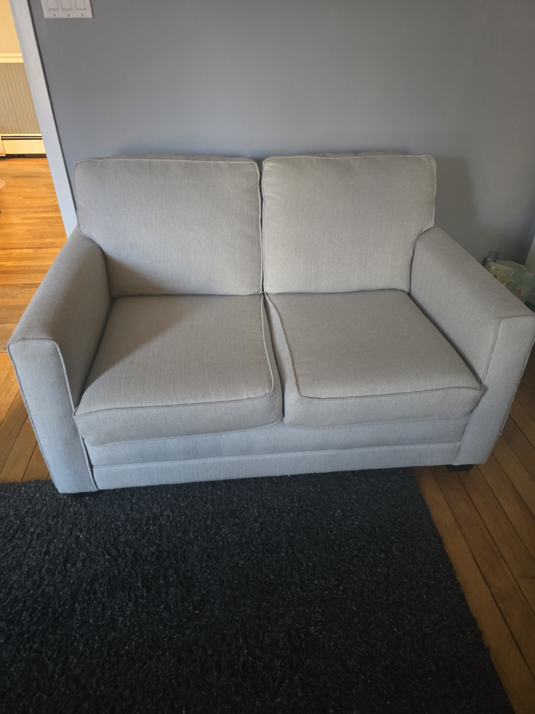 Beige Loveseat
