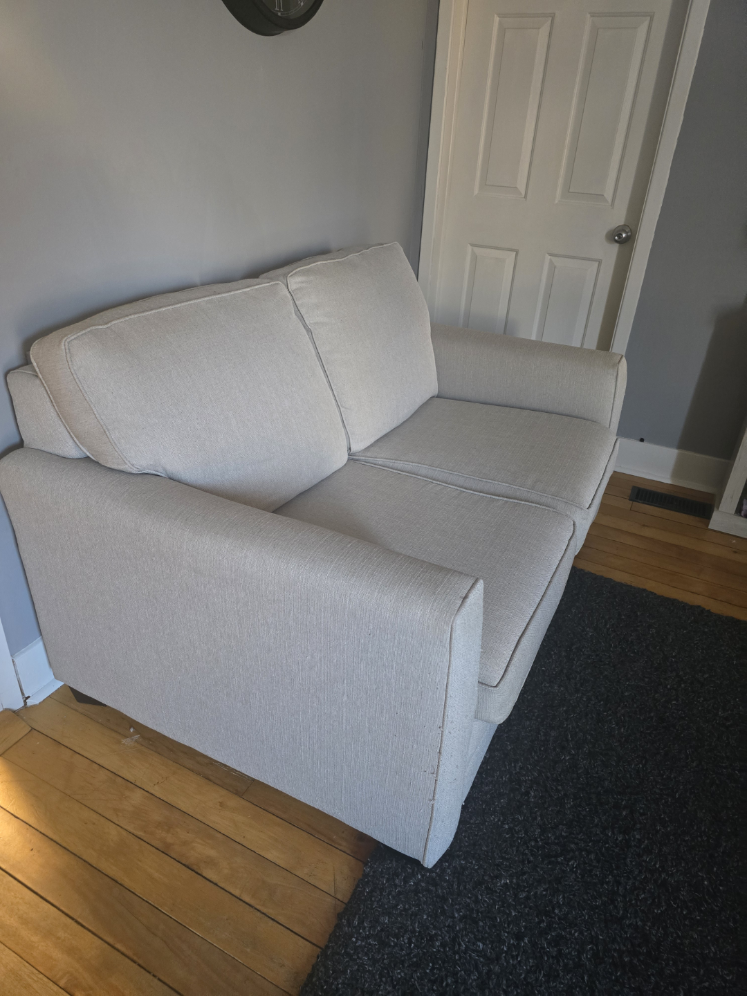 Beige Loveseat - photo 2