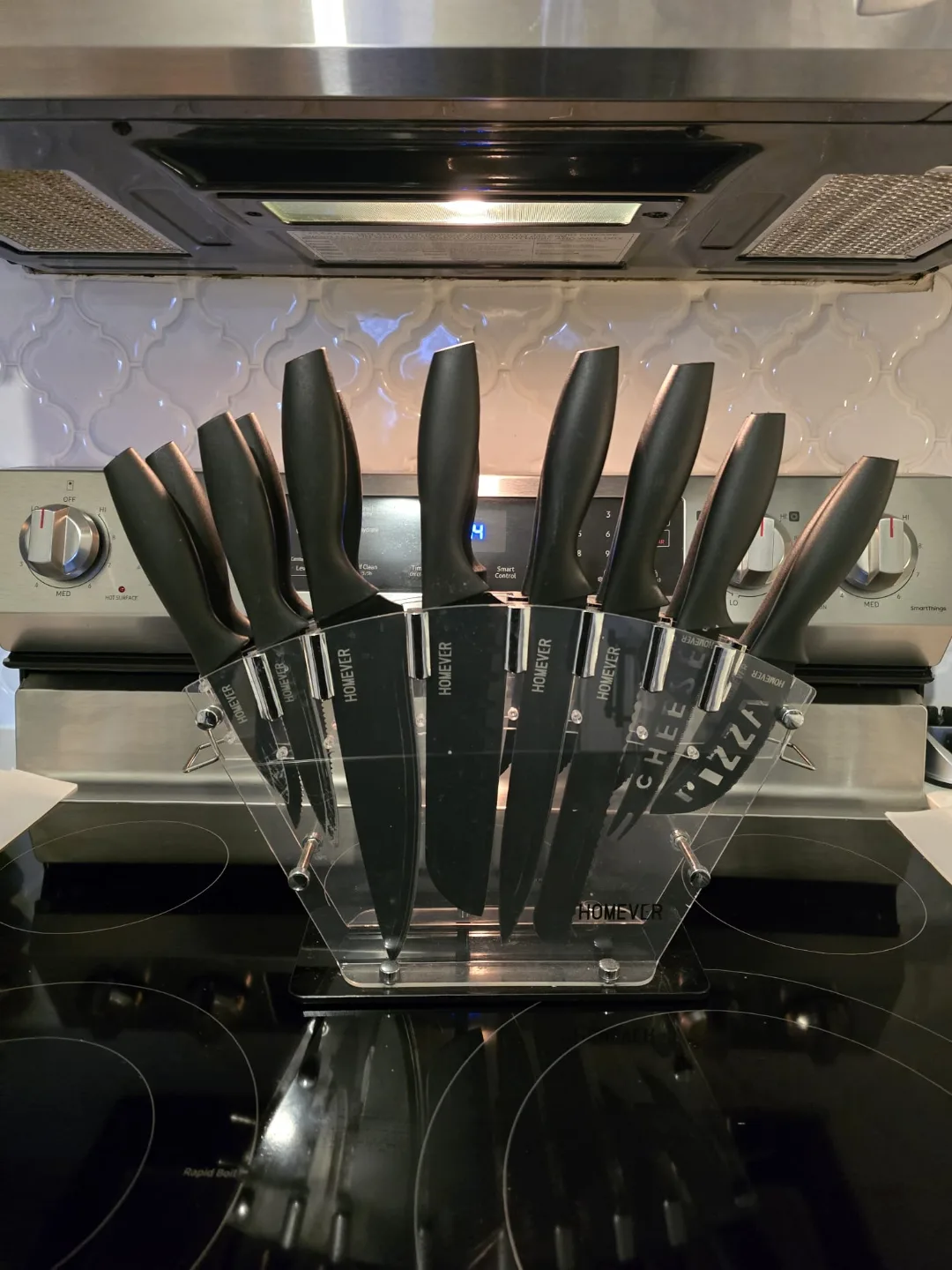 Homever 12-Piece Knife Set with Block image indicator(2)