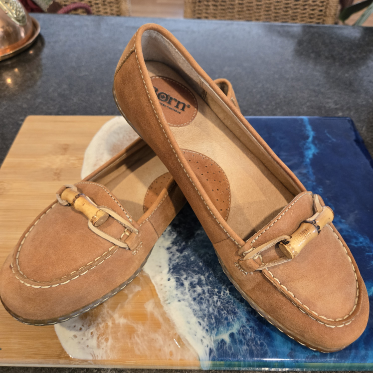 Born Women's Size 9 Tan Leather Loafers - photo 3