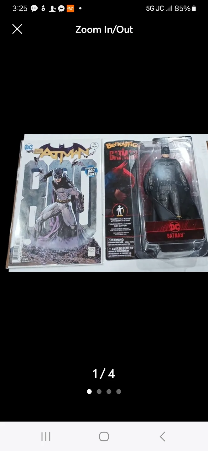 Batman 800 Issue Collector's Set -  Figure & Comic Book image indicator(2)
