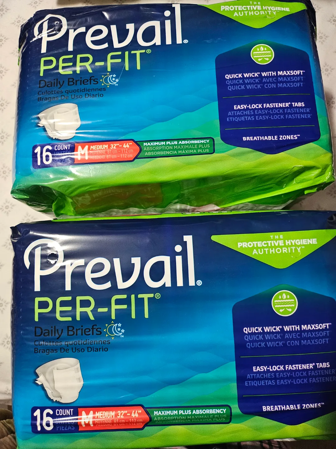 Prevail Per-Fit Daily Briefs - Medium - 16 Count thumbnail