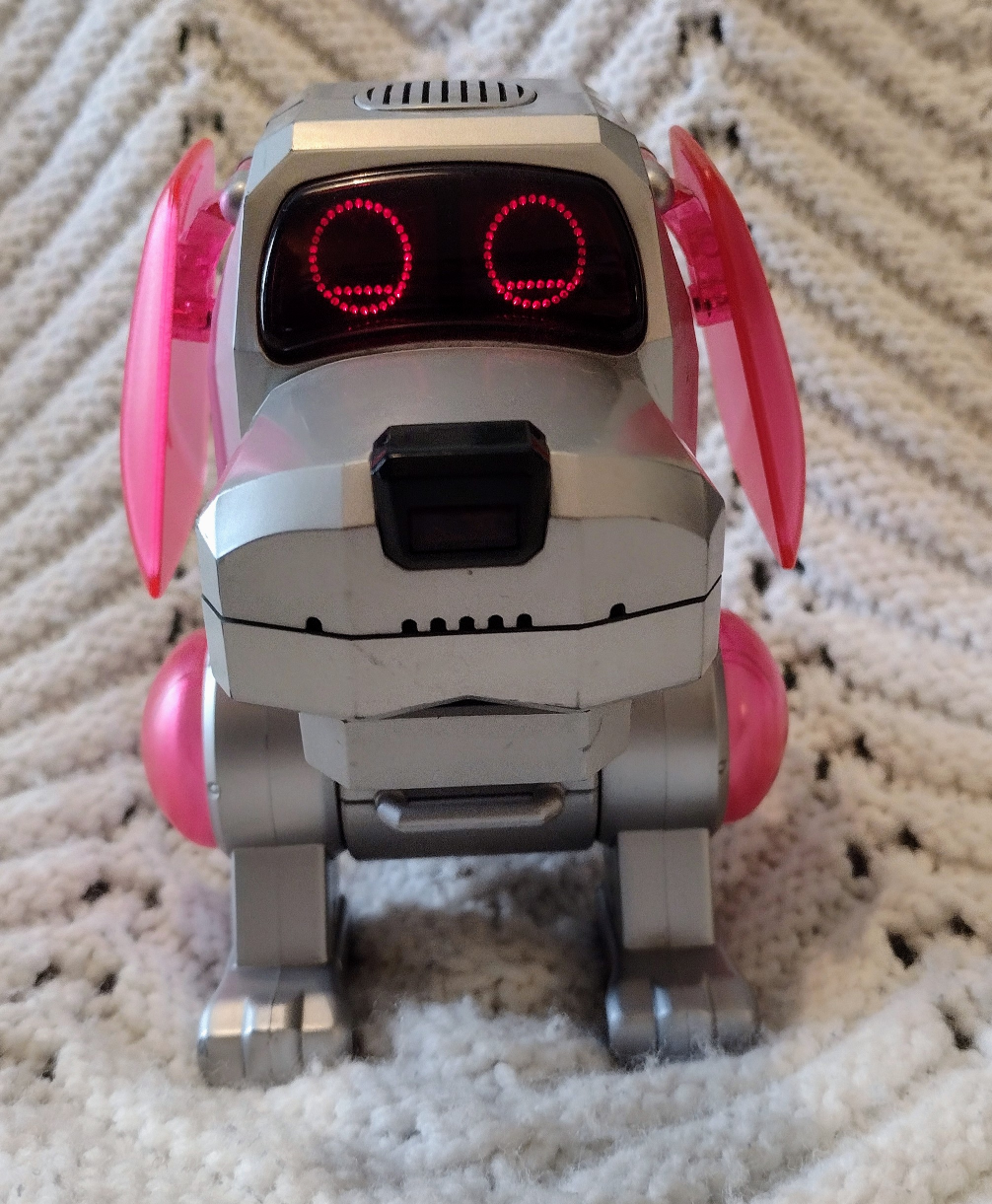 Sega Interactive Toy Poo-Chi Robot Dog Pink NO TAIL 1999 - photo 2
