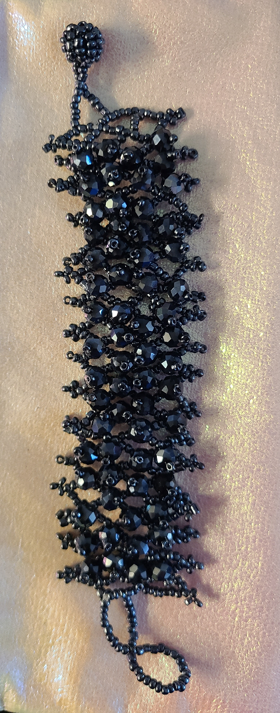 Beaded Black Bracelet