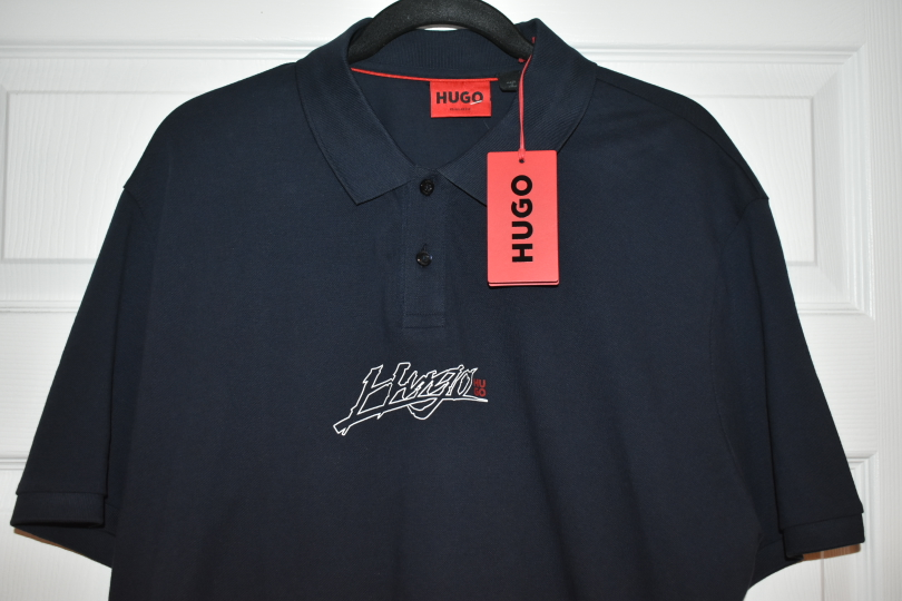 Hugo Boss Men's XXL Dark Navy Short Sleeve Polo Shirt